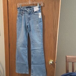 Aeropostale Light Blue Wide Leg Jeans